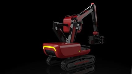 挖掘機改裝水果采摘機|其他產品|工業/產品|齊六 - 原創設計作品 